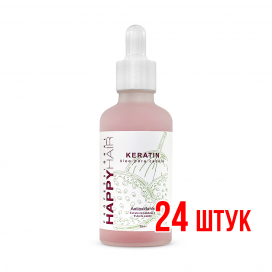Масло маракуйи и пачули Happy Hair Keratin 50 мл 24 шт
