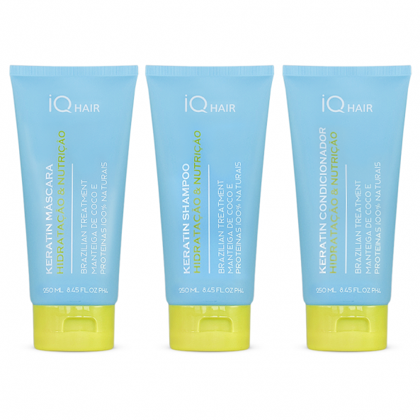 Комплект шампунь + кондиционер + маска IQ Hair Увлажнение и питание 250/250/250 мл