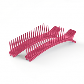 Зажимы пластиковые с зубчиками Keratin Tools Коралловые 2 шт