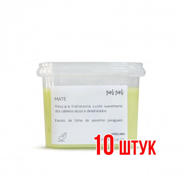 Маска с экстрактом листьев падуба Sol Sol Mate 250 мл 10 шт